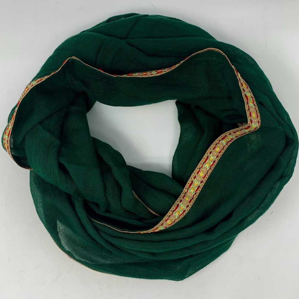 Forest Green Infinity Scarf (10 Pack)